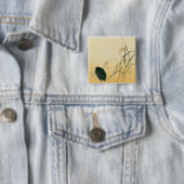 クロドリ、江戸時代 缶バッジ (インサイチュ)