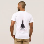 クロドリSR-71 Tシャツ (裏面フル)