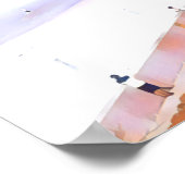 クロヌラシドニービーチサイドサマートラベルプリント ポスター (角)