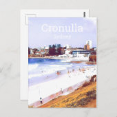 クロヌラシドニービーチ郊外 ポストカード (正面/裏面)
