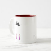 クロネアの房を持つセクシーなオプトメトロリストマグカップ ツートーンマグカップ (正面左)