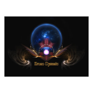 クロノダイナミックファンタジーフラクタルアートby Xzendor7 フォトプリント