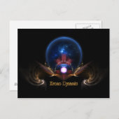 クロノダイナミックフラクタルアートポストカード ポストカード (正面/裏面)