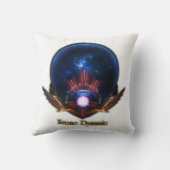 クロノダイナミックフラクタルアート装飾枕 クッション (裏面)