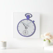 クロノ スクエア壁時計 (ホーム)