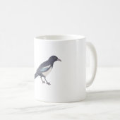 クロハシカササギの水彩画の鳥の種の芸術 コーヒーマグカップ (正面右)