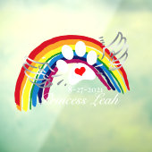 クロパーソナライズされたッシングレインボーブリッジドッグ ウィンドウサイン (シート3)