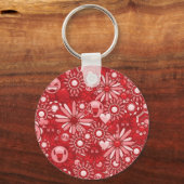 クロヒチパワーの花 キーホルダー (正面)