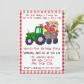 クロフィッシュの最初の誕生日パーティー – 子供のクロフィッシュ沸騰 招待状 (スタンド正面)