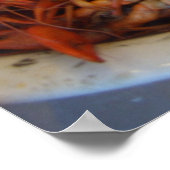 クロフィッシュカスタールレモンの氷ルイジアナ料理 ポスター (角)