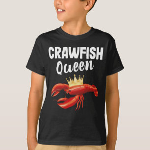 クロフィッシュクイーンシーフードレストランラバー Tシャツ
