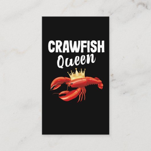 クロフィッシュクイーンシーフードレストラン恋人 名刺 (正面)