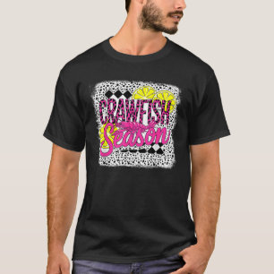 クロフィッシュシーズンクロフィッシュ沸騰ロブスターケージャン男性wo tシャツ
