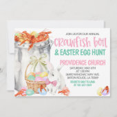 クロフィッシュボイルイースターエッグ狩り招待状 招待状 (正面)