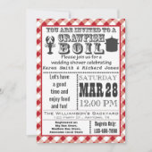 クロフィッシュボイルウェディングシャワーパーティの招待状2 招待状 (正面)