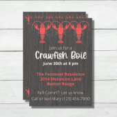 クロフィッシュボイルサマーパーティの招待状 招待状