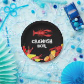 クロフィッシュボイルシーフードパーティー紙プレート ペーパープレート (パーティー)