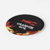 クロフィッシュボイルシーフードパーティー紙プレート ペーパープレート (アングル)