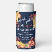 クロフィッシュボイルシーフード婚約パーティ スリム缶クーラー (Seltzer裏面)