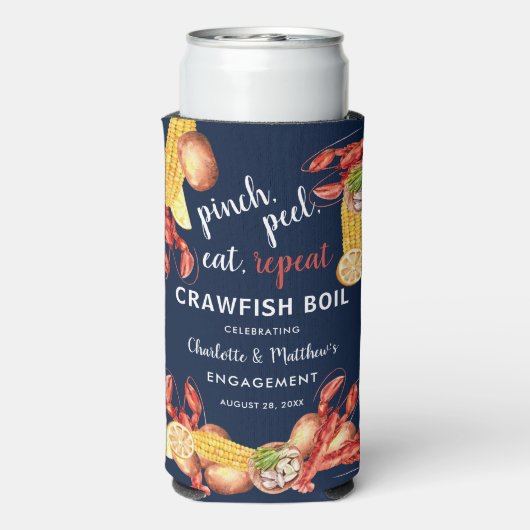 クロフィッシュボイルシーフード婚約パーティ スリム缶クーラー (Seltzer裏面)