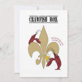 クロフィッシュボイルパーティの招待状 招待状 (裏面)