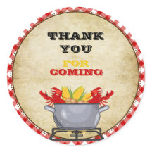 クロフィッシュボイルポット赤い市松模様にイガハム