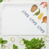 クロフィッシュボイルレシピ熱タンブラー キッチンタオル (折り畳み)