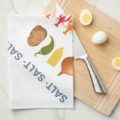 クロフィッシュボイルレシピ熱タンブラー キッチンタオル (四つ折り)