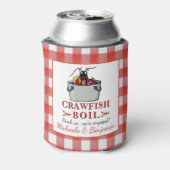 クロフィッシュボイルロブスターバーベキュー婚約パーティ 缶クーラー (缶裏面)
