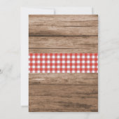 クロフィッシュボイルロブスター婚約パーティ招待状 (裏面)