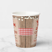 クロフィッシュボイルロブスター婚約パーティ 素朴 紙コップ (左)