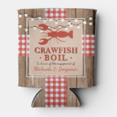 クロフィッシュボイルロブスター婚約パーティ 素朴 缶クーラー (正面)