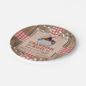 クロフィッシュボイルロブスター素朴婚約パーティ ペーパープレート (アングル)