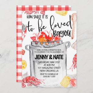 クロフィッシュボイル婚約パーティ招待状 招待状