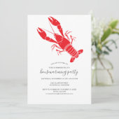 クロフィッシュボイル引っ越し祝いパーティーパーティの招待状 案内状 (スタンド正面)