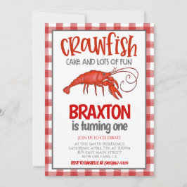 クロフィッシュボイル最初の誕生日招待状 招待状