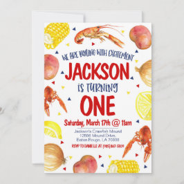 クロフィッシュボイル最初の誕生日招待状 招待状