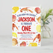 クロフィッシュボイル最初の誕生日招待状 招待状 (スタンド正面)