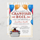 クロフィッシュボイル特殊イベント誕生日 招待状 (正面/裏面)