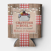 クロフィッシュボイル素朴カップル婚約パーティ 缶クーラー (正面)