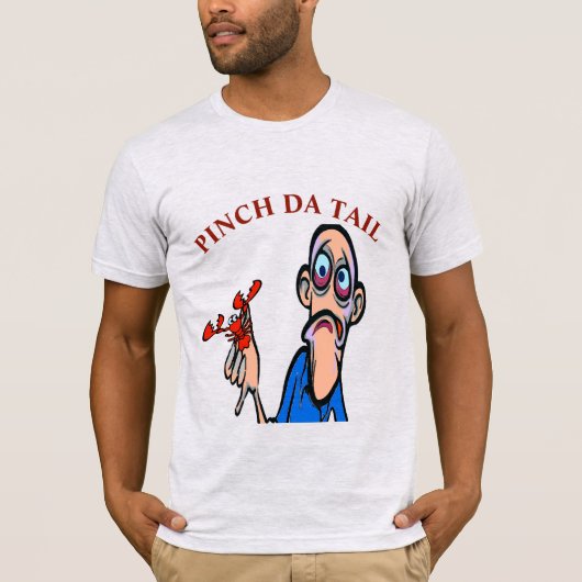 クロフィッシュマンガ、追加文字大人エプロンTシャツ Tシャツ (正面)