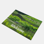 クロフィッシュミールタイムウェルカムドアマット ドアマット (アングル)