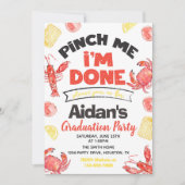 クロフィッシュ卒業パーティー招待状 |卒業 招待状 (正面)