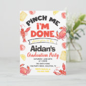 クロフィッシュ卒業パーティー招待状 |卒業 招待状 (スタンド正面)