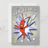 クロフィッシュ大晦日パーティの招待状 招待状 (正面)