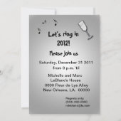 クロフィッシュ大晦日パーティの招待状 招待状 (裏面)