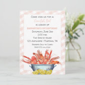 クロフィッシュ女の子のための最初の誕生日招待状を沸騰 シーズンカード (スタンド正面)