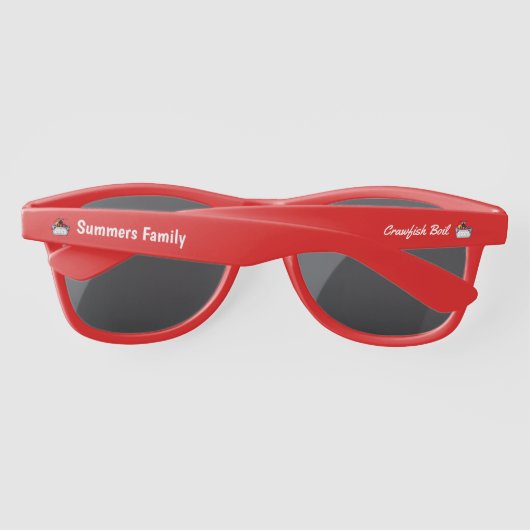 クロフィッシュ年間家族のパーティーピクニック サングラス (裏面)