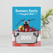 クロフィッシュ年間家族のパーティーピクニック 招待状 (スタンド正面)