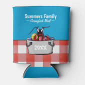 クロフィッシュ年間家族のパーティーピクニック 缶クーラー (正面)